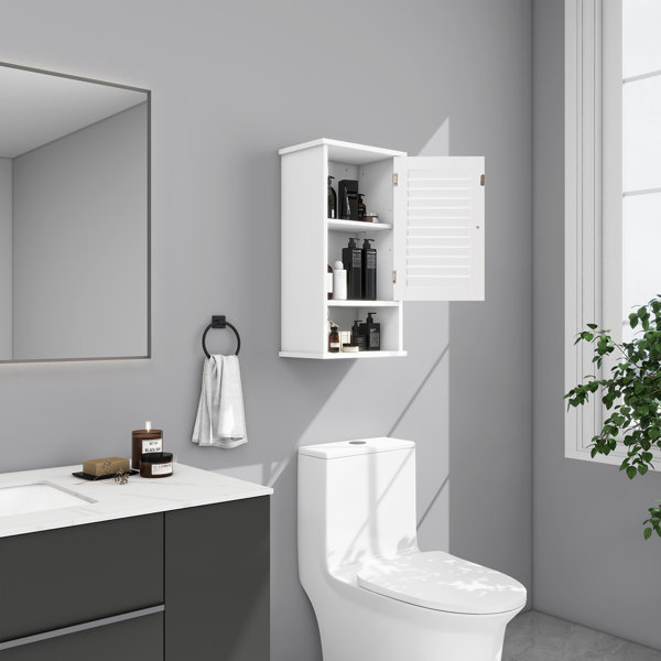 Latitude Run® Wall Mounted Bathroom Cabinet, Hanging Medicine Cabinet ...
